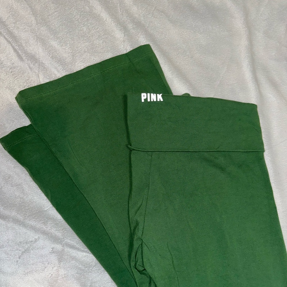 Green PINK Leggings